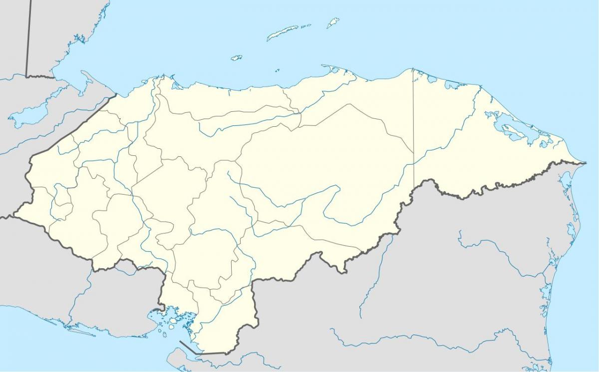 Karte Honduras