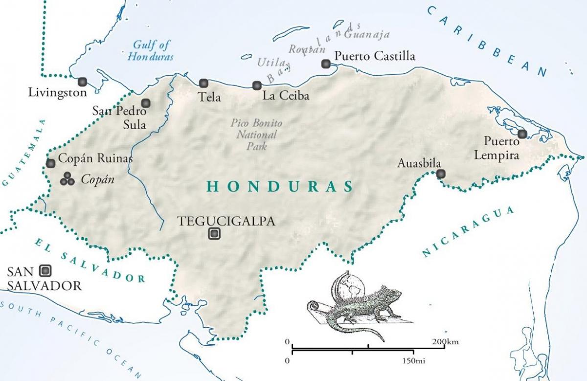 Karte von la ceiba Honduras
