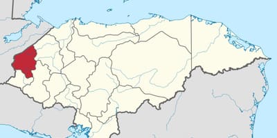 Karte von copan in Honduras